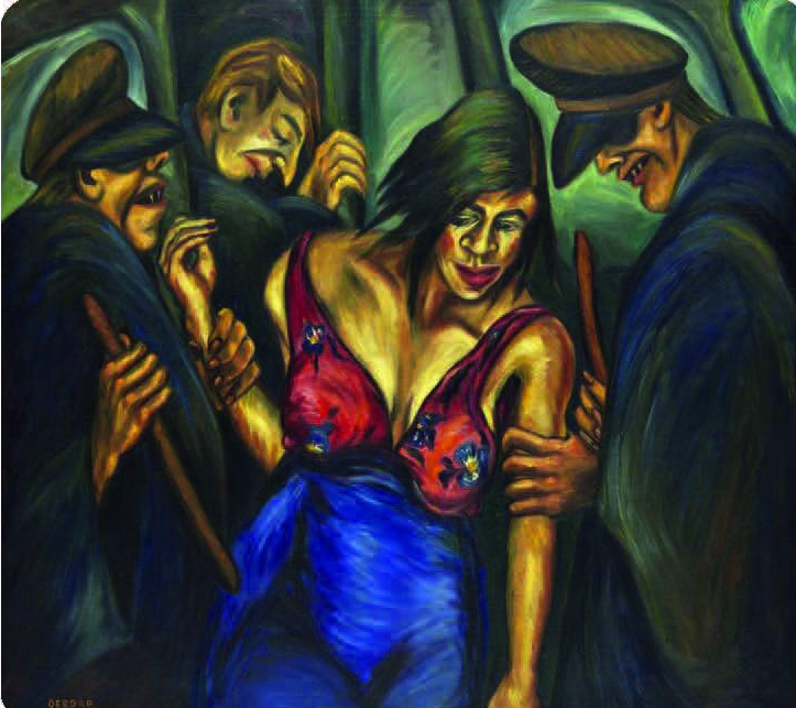 Imagen 7. Justicia, 1942. Débora Arango, óleo sobre lienzo