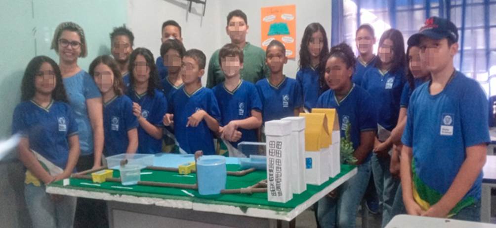 Construção de uma representação tridimensional.