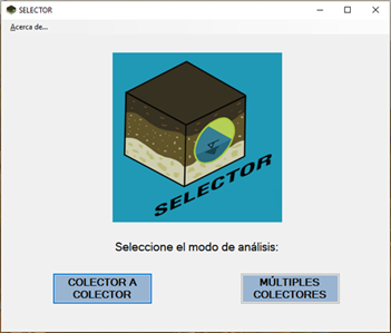 Initial SELECTOR interface
