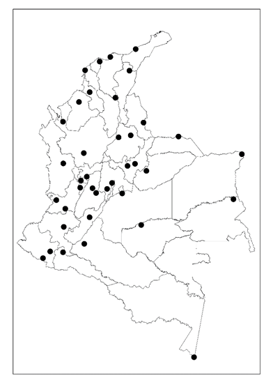 Meteorological stations in Colombia