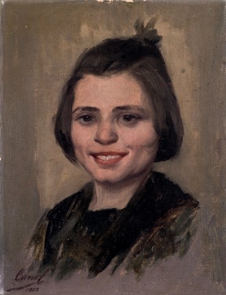 Imagen 4. Francisco Antonio Cano Cardona. La niña (1917). Cortesía: Museo Nacional de Colombia.