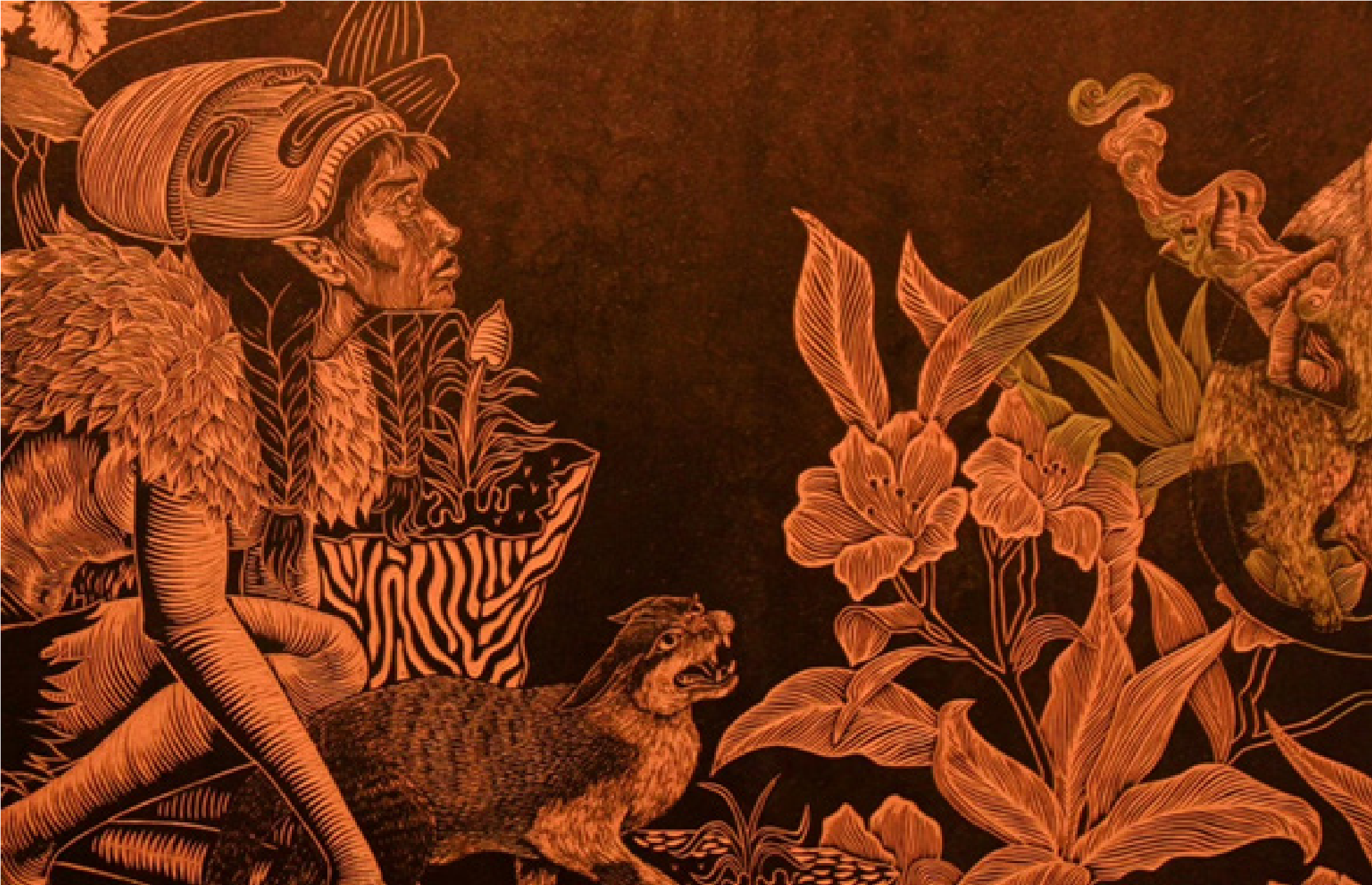 Blanca Semilla (2024). Liliana Palacios López. Grabado en relieve.