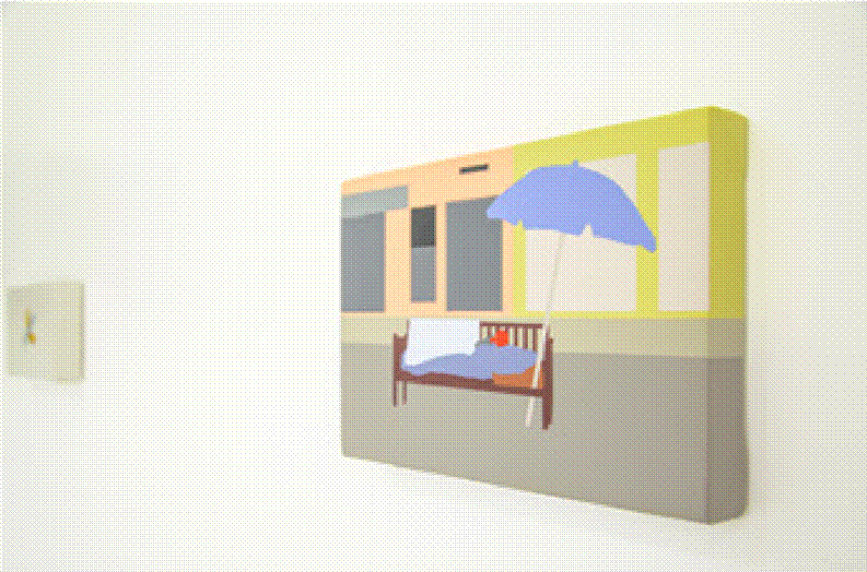 S.t. (de la serie Flat News), 2021. Artista David Orbea.