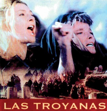 Michael Cocayannis, Las Troyanas, 1971. Imagen  de carátula del DVD.