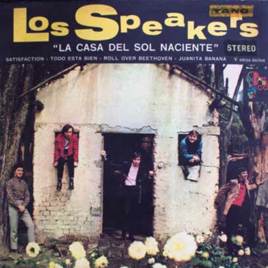 Portada del álbum La casa del sol naciente. Los Speakers (1965)