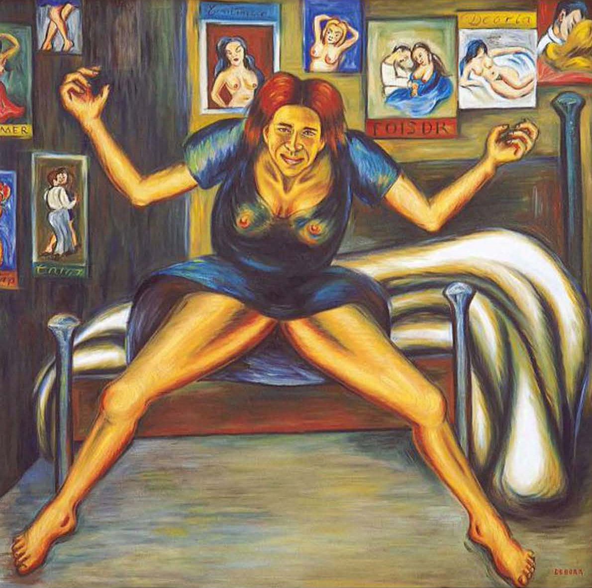 Imagen 1. Débora Arango. Esquizofrenia en el manicomio (1940). Tomada de Débora Arango: historia de un olvido. El País. https://elpais.com/cultura/2015/11/17/babelia/1447779762_662463.html