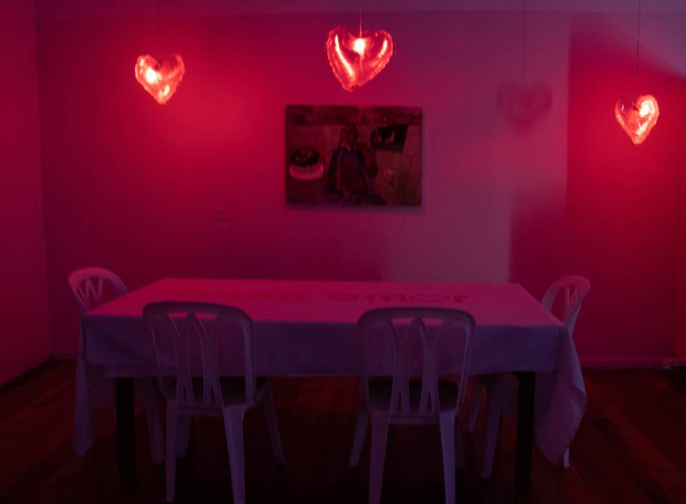 paula meza, buen amor (2023). Instalación.
