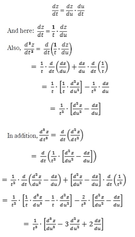 A method to determine coefficients in Cauchy-Euler differential ...